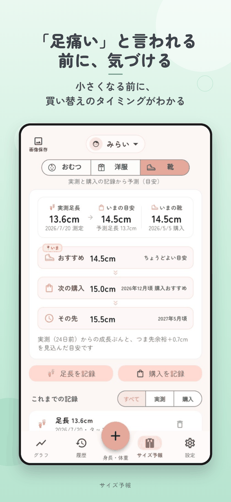 「足痛い」の前に、気づける